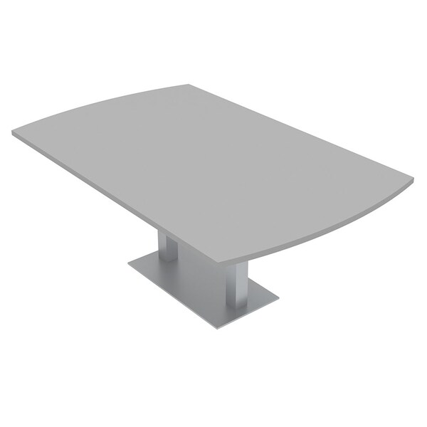 45.25 in W, 71.5 in L, 29 in H, Engineered Wood Top, Grey